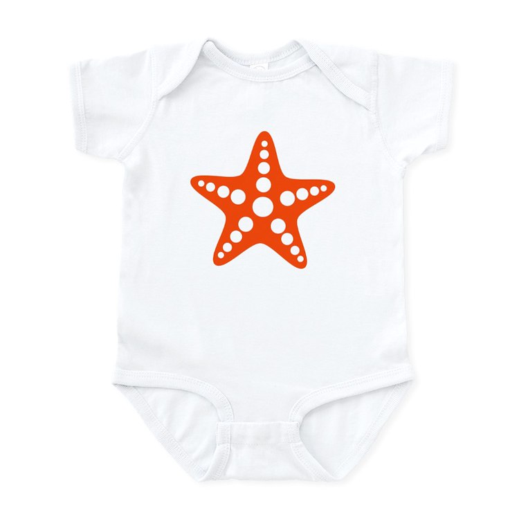 starfish baby onesie