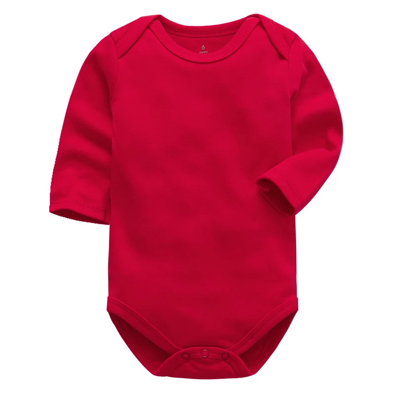 red baby onesie