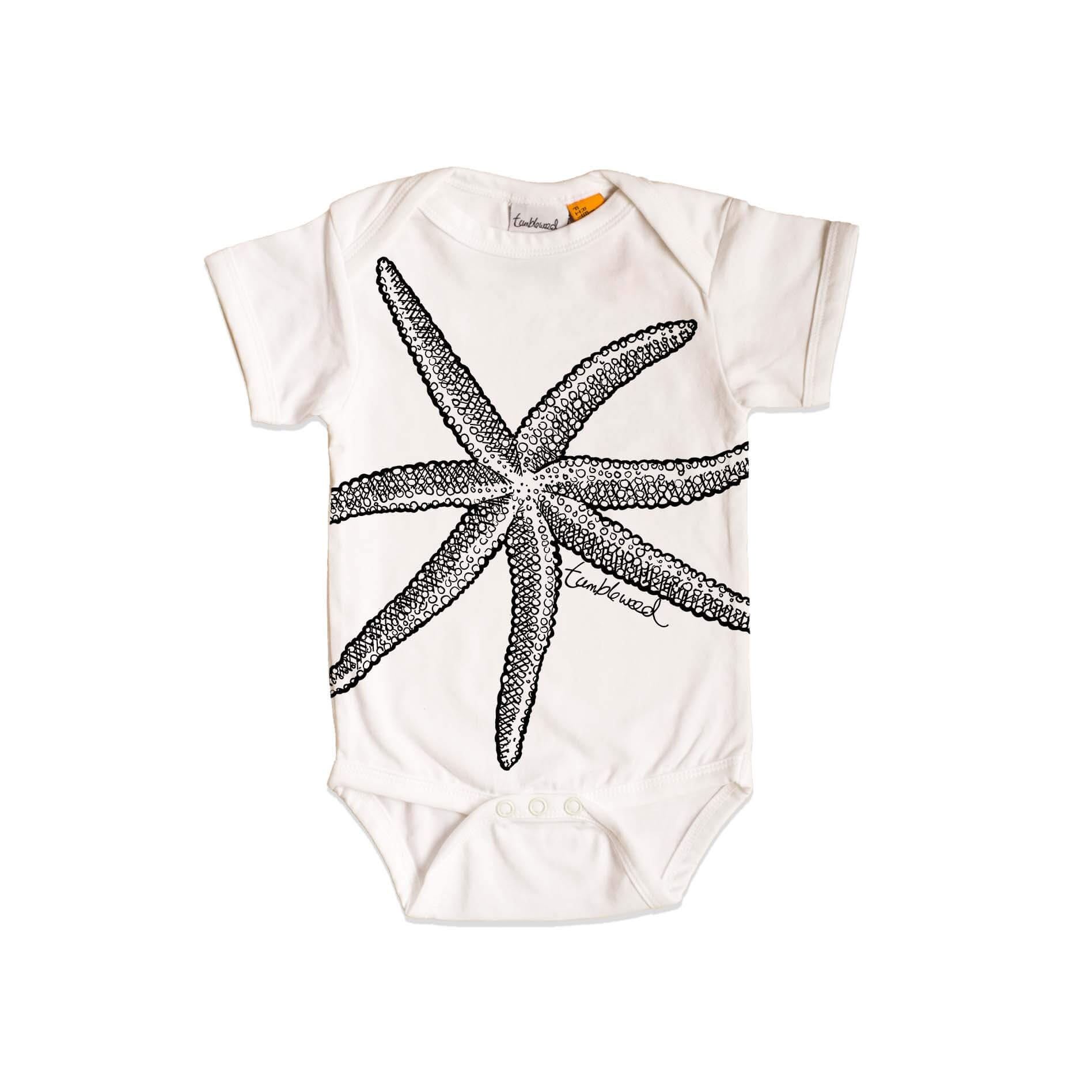 starfish baby onesie