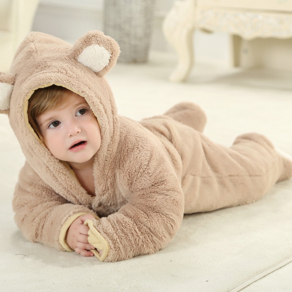 baby teddy bear onesie