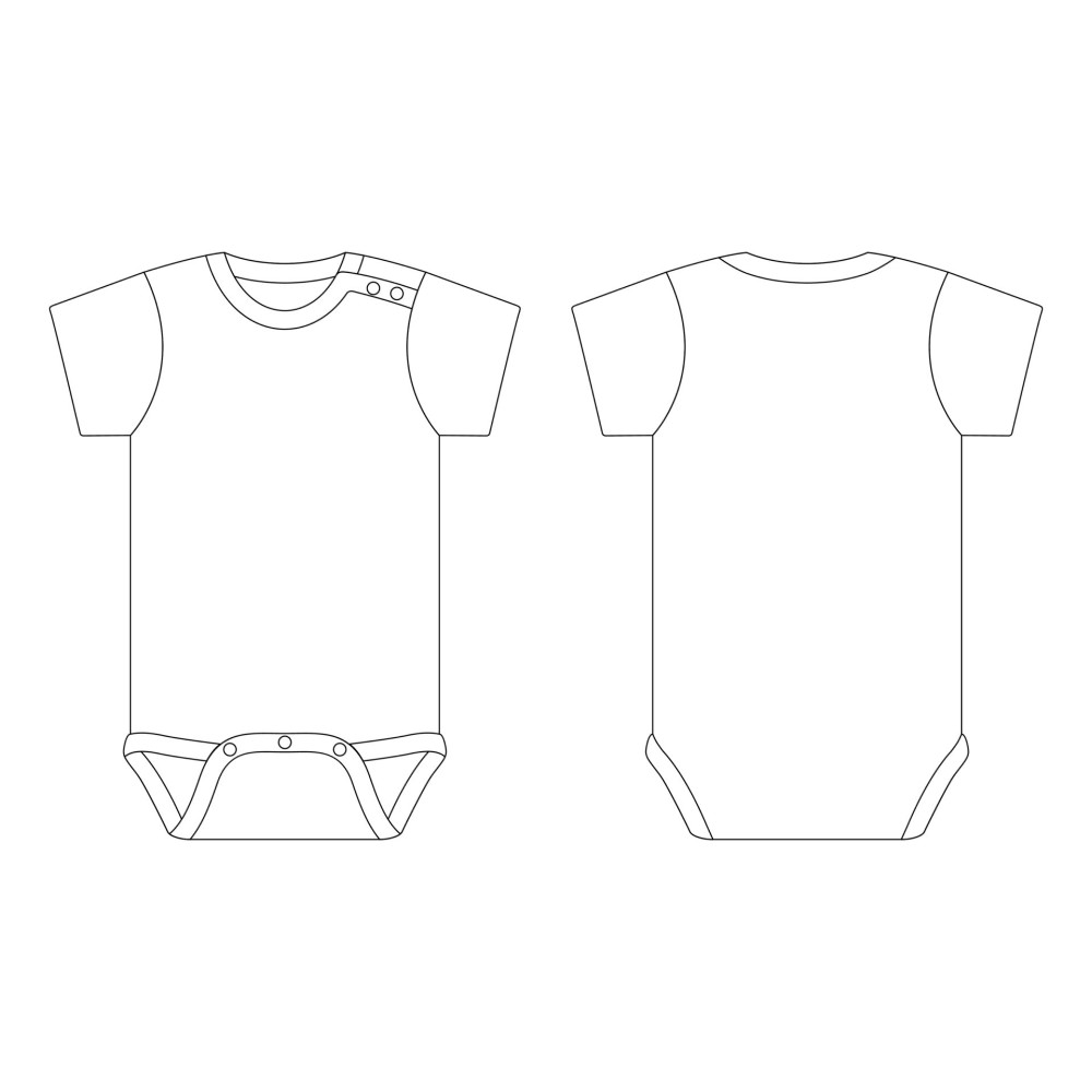 baby onesie template