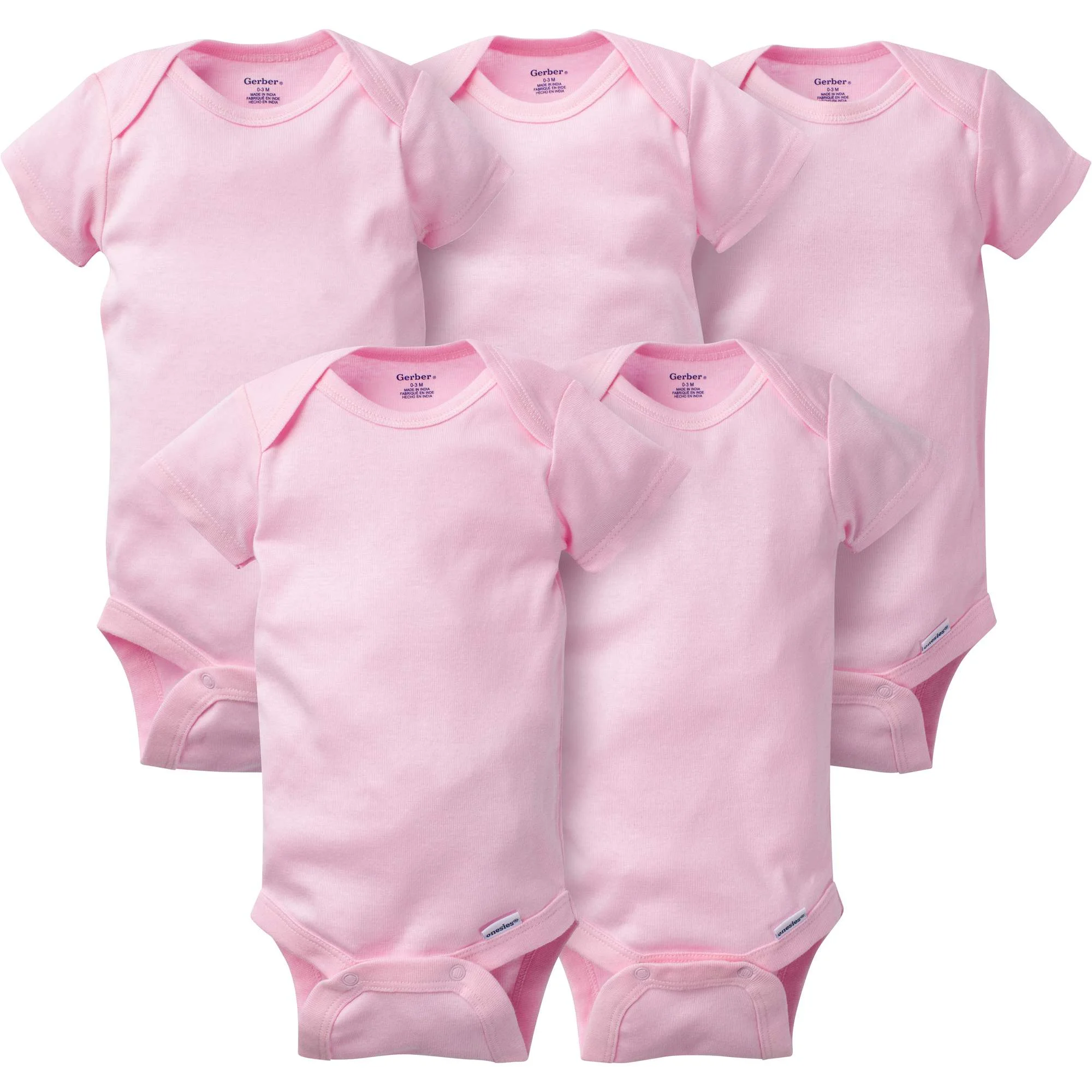 pink baby onesie