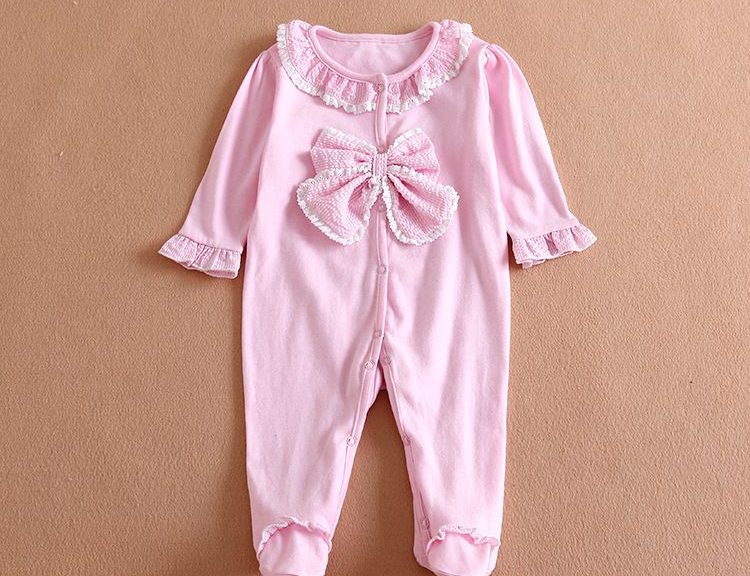 pink baby onesie