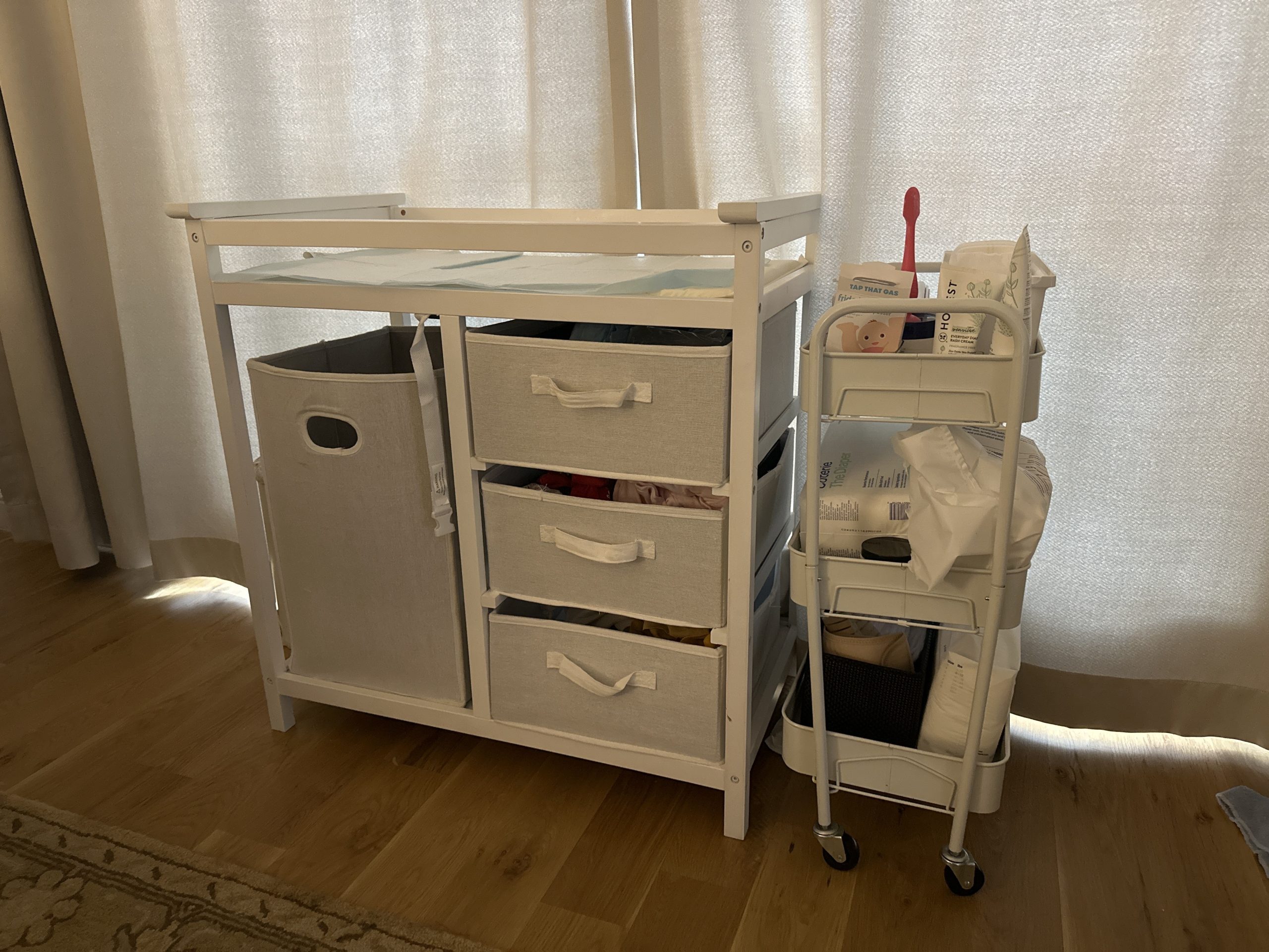 baby changing table